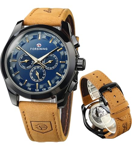 Amazon.com: FORSINING Men's Automatic Tourbillon Waterproof